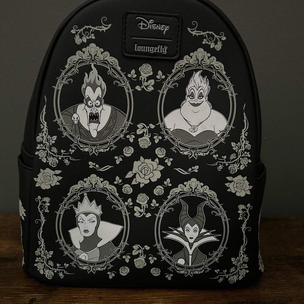 Loungefly Disney Black Glow-in-the-Dark Backpack